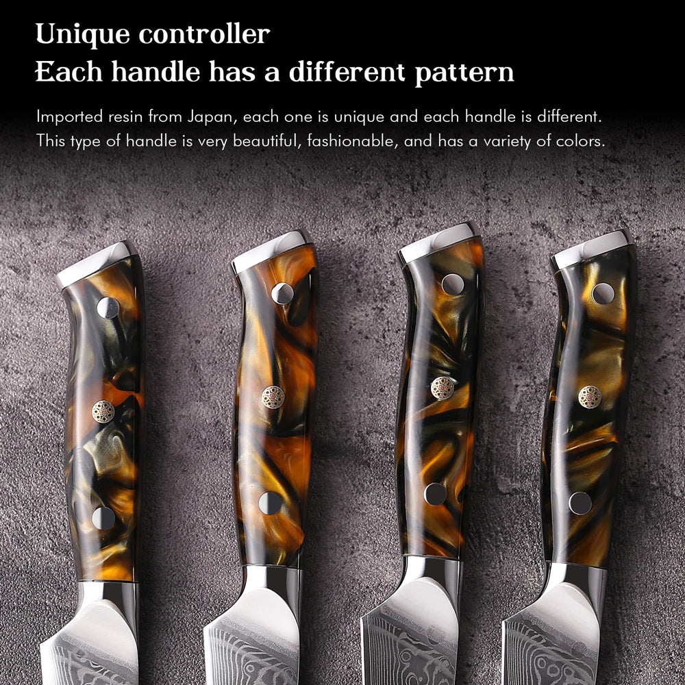Paring Knife 90mm – 67-Layer Damascus Steel, Precision Fruit & Vegetable Knife