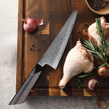 Honesuki Knife 150mm – Hand-Forged Damascus Steel, Japanese Boning & Utility Knife